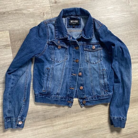 BEE & CECI | Jean Jacket Size Small - Picture 1 of 6